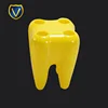 Most popular trendy style diy fancy acrylic rubber table tooth shape pen holder