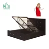 Free Sample King Full Size Box Bed Frame With Drawers