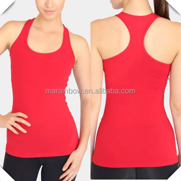 Ladies Organic Cotton Lycra Tank Tops Wholesale,Y Back Tank Tops For