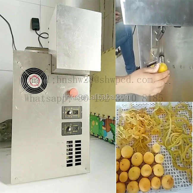 lemon peeler machine