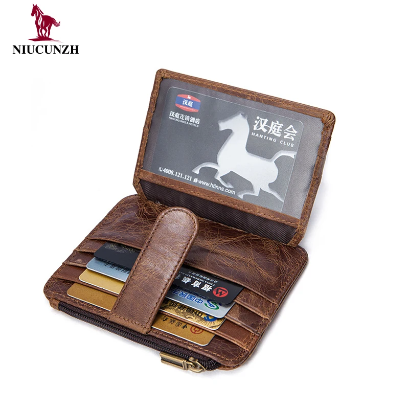  NIUCUNZH Genuine Leather Cool Long Wallets for Men