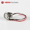 19mm Micro-travel ring led RGB led push button, 19mm Tri-color push button switch coffee machine switch