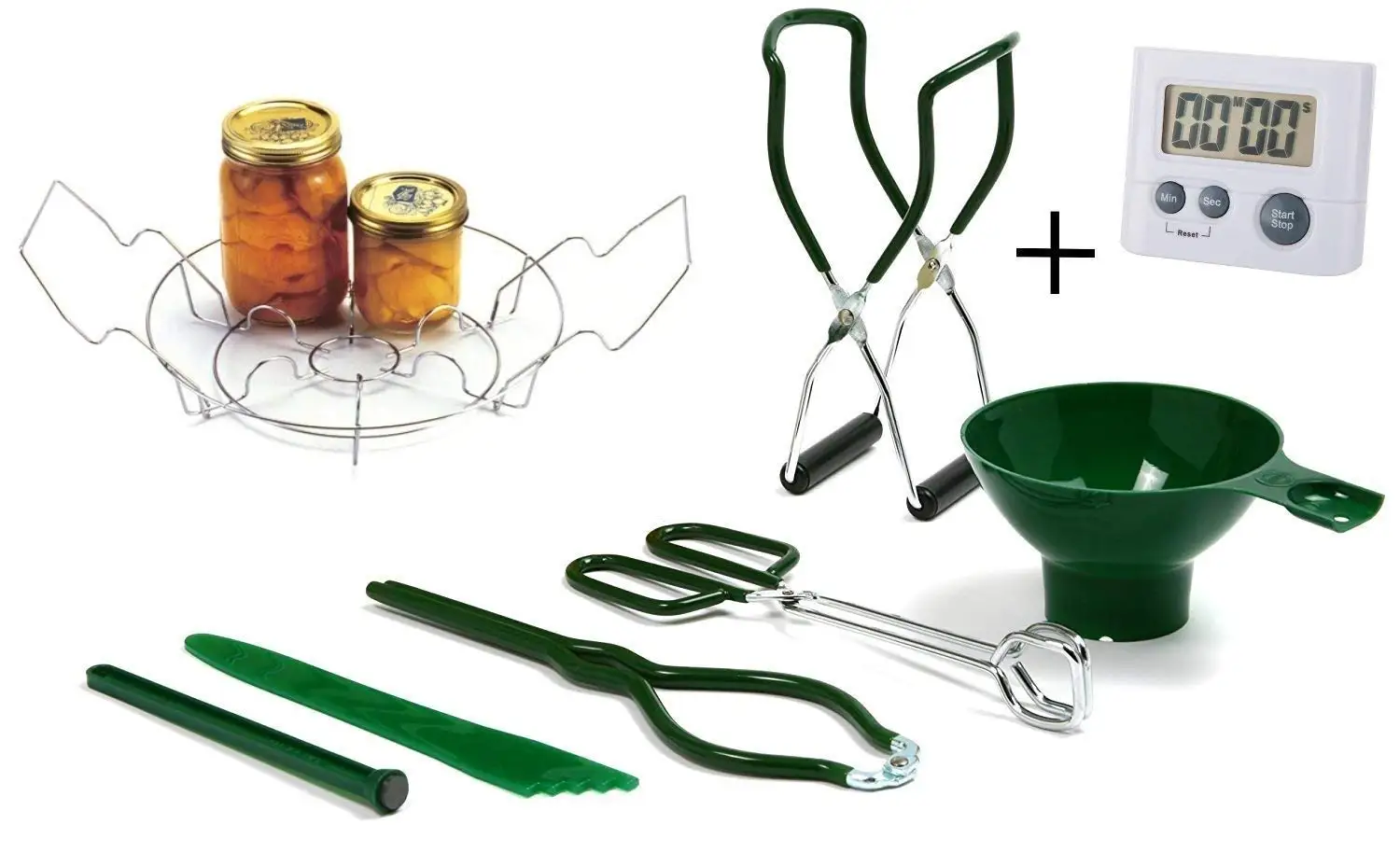 Fox Run 5250 Home Canning Tool Set 5-Piece Red