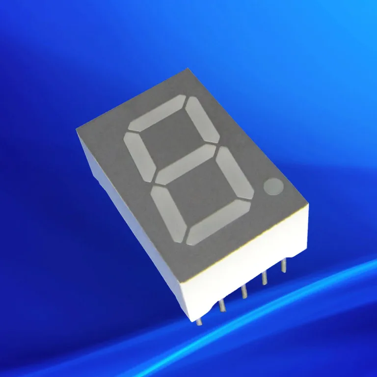 China suppliers 0.56 inch pure green 10 pin mini 7 segment led display