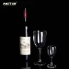 Unbreakable shatterproof White/Red Wine glasses B5001 reusable Plastic Wine Stems