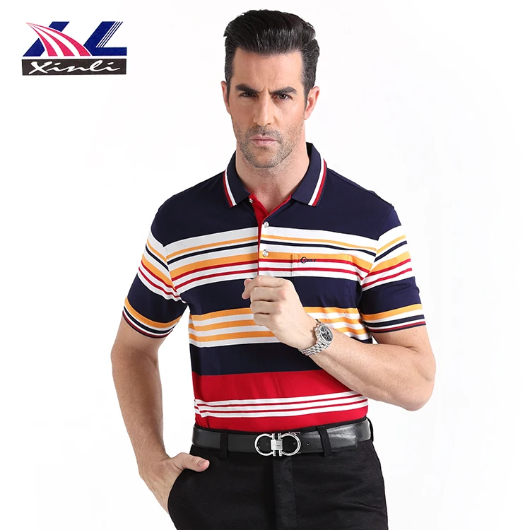 
Top quality polo shirt stripes polo shirt striped t shirt 