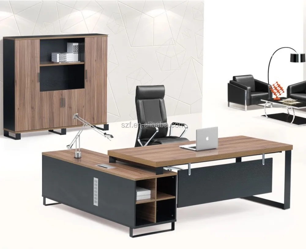 2016 New Design Office Desk,Ceo Melamine Wooden Office Furniture (sz ...