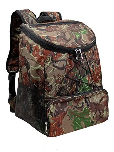 camo insulated backpack cooler