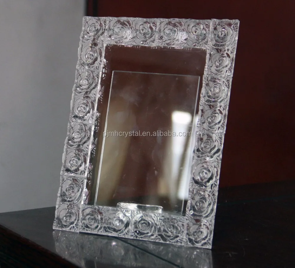 Nice Quality Crystal Glass Picture Frame / Funia Glass Photo Frame