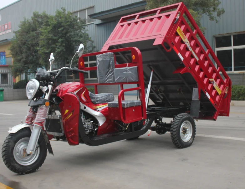 Auto Dumping Cargo Motorcycle Tricycle / Three Wheeler Tricycle