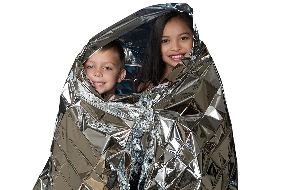 Eb001 52" X 82" Waterproof Emergency Mylar Space Blanket Aluminum Foil