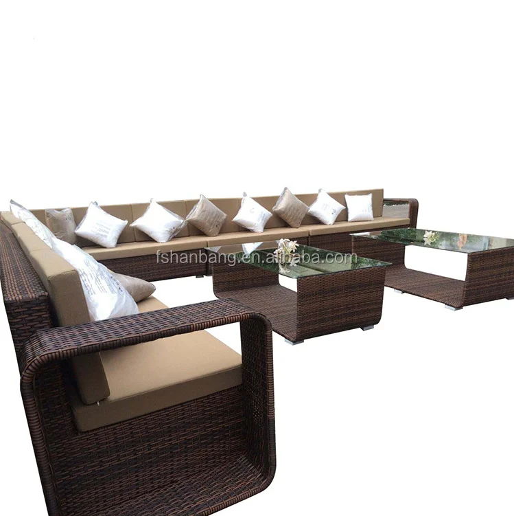 12 seater sofa set designs rattan wicker furniture outdoor garden sofa set view 12 seater sofa set designs love rattan product details from foshan hanbang furniture co ltd on alibaba com