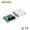 2port RJ45 Surface Mount Boxes for Cat5e Keystone jack