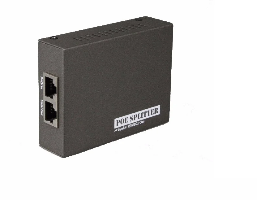 Active gigabit poe splitter adapter ieee 802 3at compliant up to 100