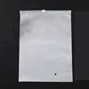 Factory price low MOQ zip lock frosted plastic slider cpe zipper packing bag for underwear clothing pouch