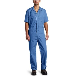 Blue Short-Sleeve Coverall Work Wear Uniforms Blue Short-Sleeve Coverall Work Wear Uniforms