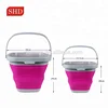 Cheap portable decorative folding plastic ice bucket for beer