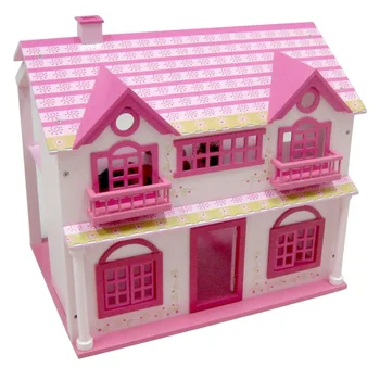wooden dollhouse for kids