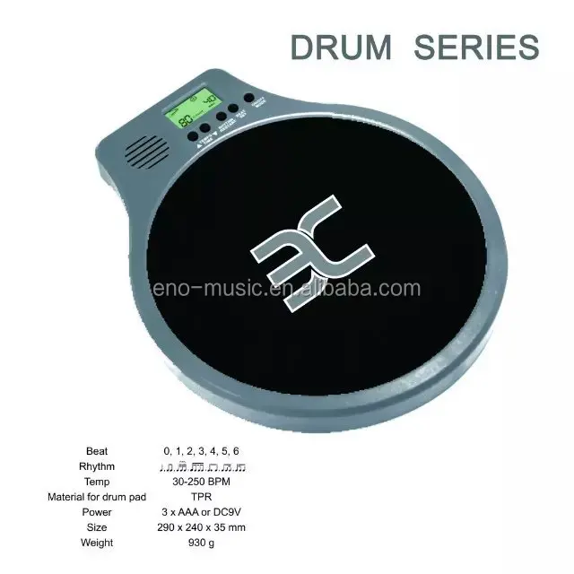 Professional Drummer Training Practice Drum Pad With Drum Stick And