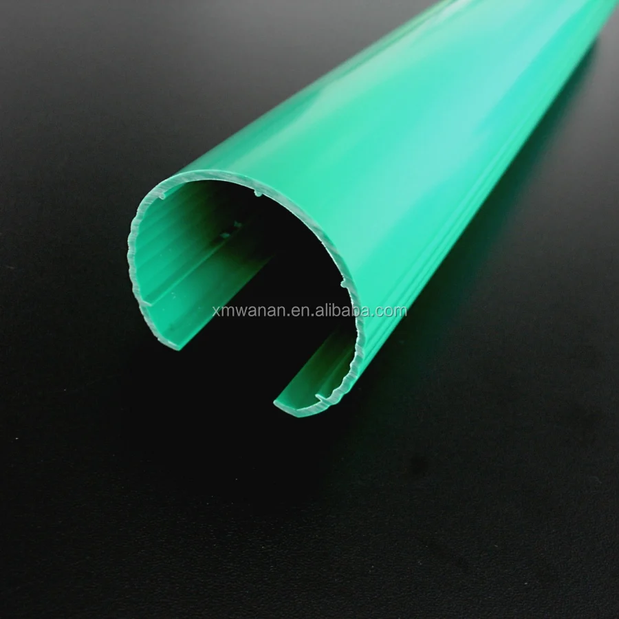 58 Mm Half Circle Plastic Extruding Green Color Pvc Pipe Cover Buy