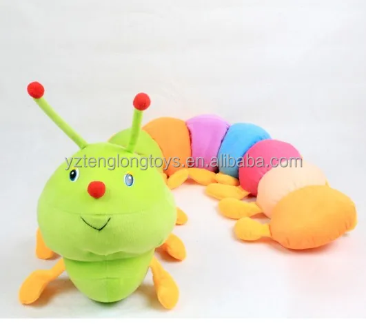 stuffed worm toy