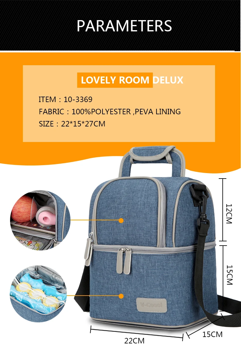 insulated milk cooler bags with cooler pack