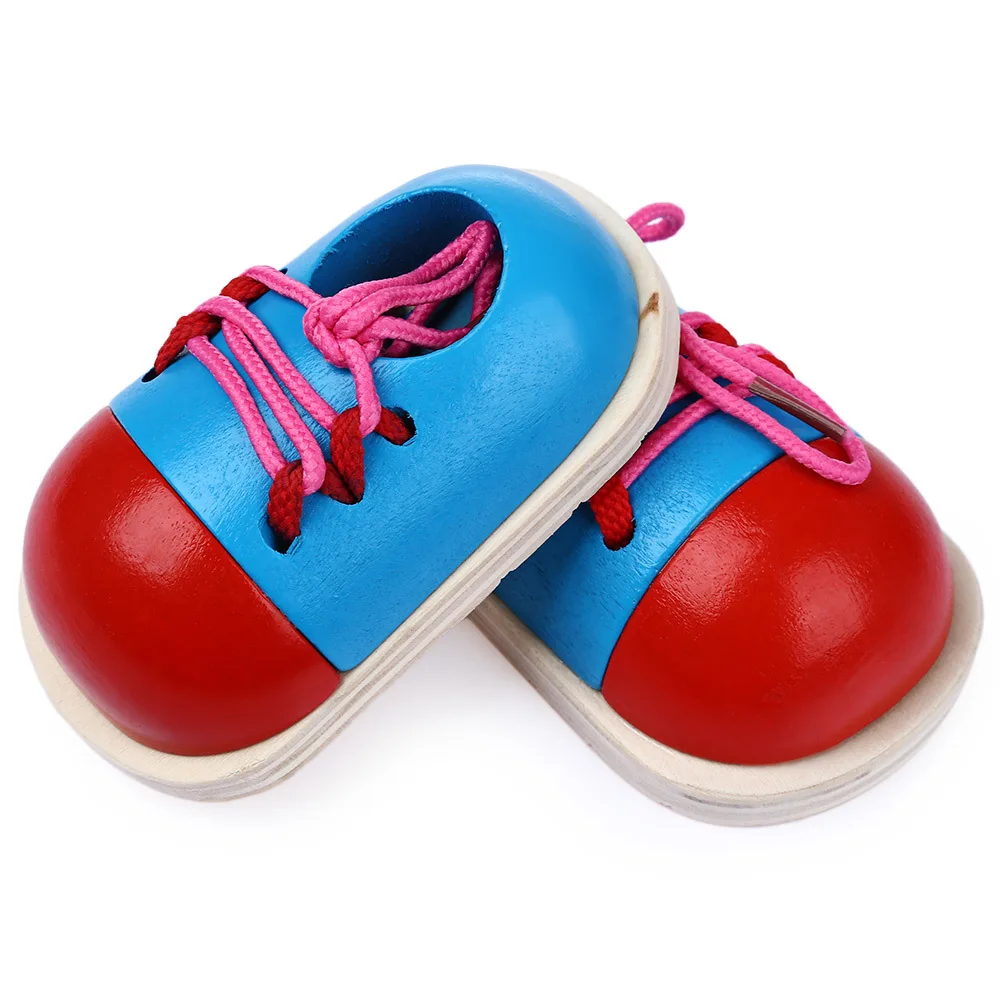 2pcs Tieup Shoe Tie Shoe Yz383 Toddler Lacing Shoe Early