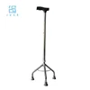 JG926 three points Telescopic walking stick cane with non-slip foot pad
