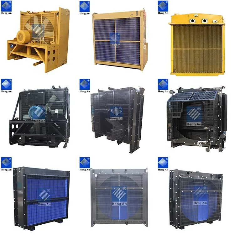 Our company can supply aluminum diesel generator radiator for Cummins