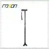 FDA Deluxe Foldable Tripod Walking cane Folding Collapsible Black aluminum Cane Walking Standing Stick Adjustable