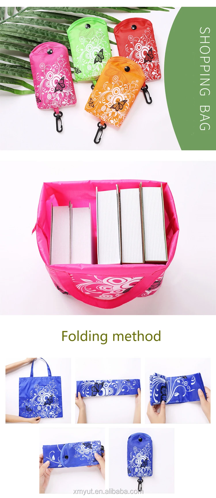 Promotion Cheap Foldable Shopping Polyester Bag Tote Bag