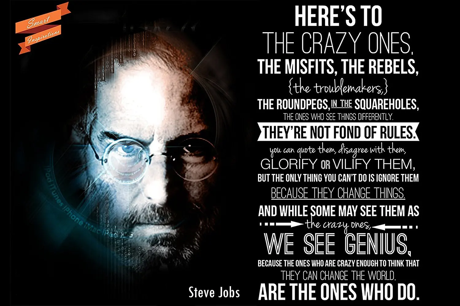 Steve Jobs Quote Poster 38 Best Images About Steve Jobs Quotes On Pinterest The A