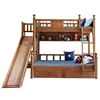 High quality children furniture bedroom furniture Solid wood bunk bed