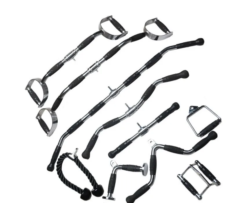 Hot Sale New Style Standard Factory Pull Up Down Barbell Cable Bar For