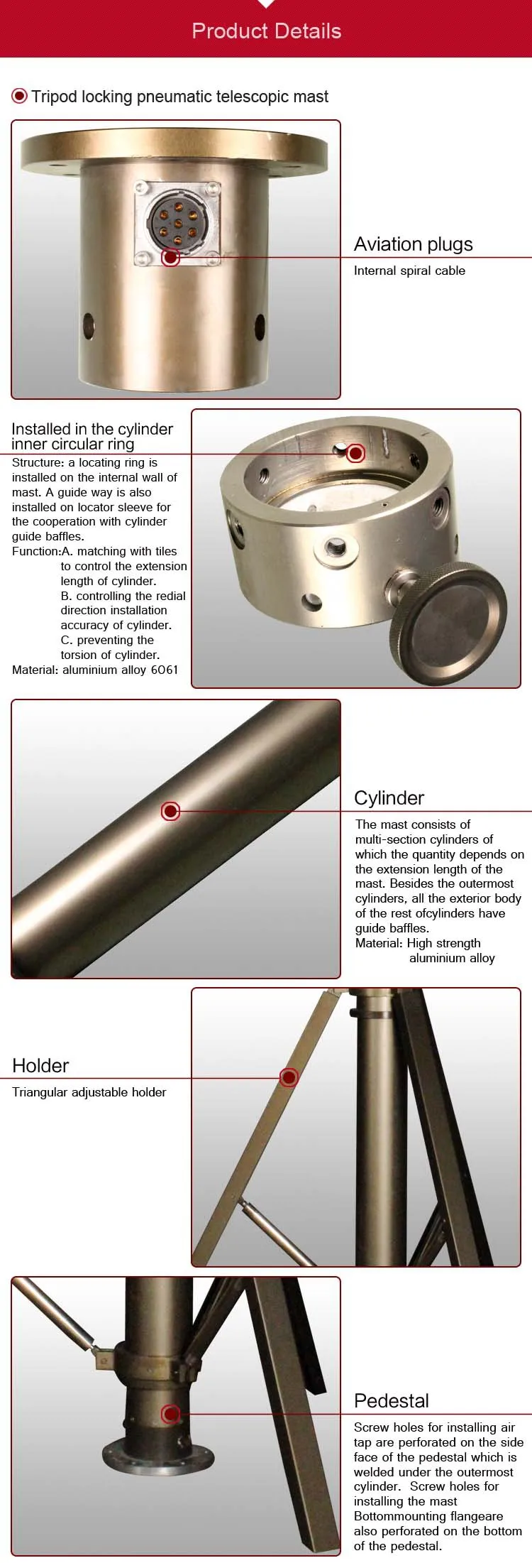 telescopic antenna pole