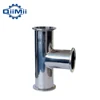 Stainless Steel Tri-Clamp Long Tee DIN Sanitary Pipe Fittings