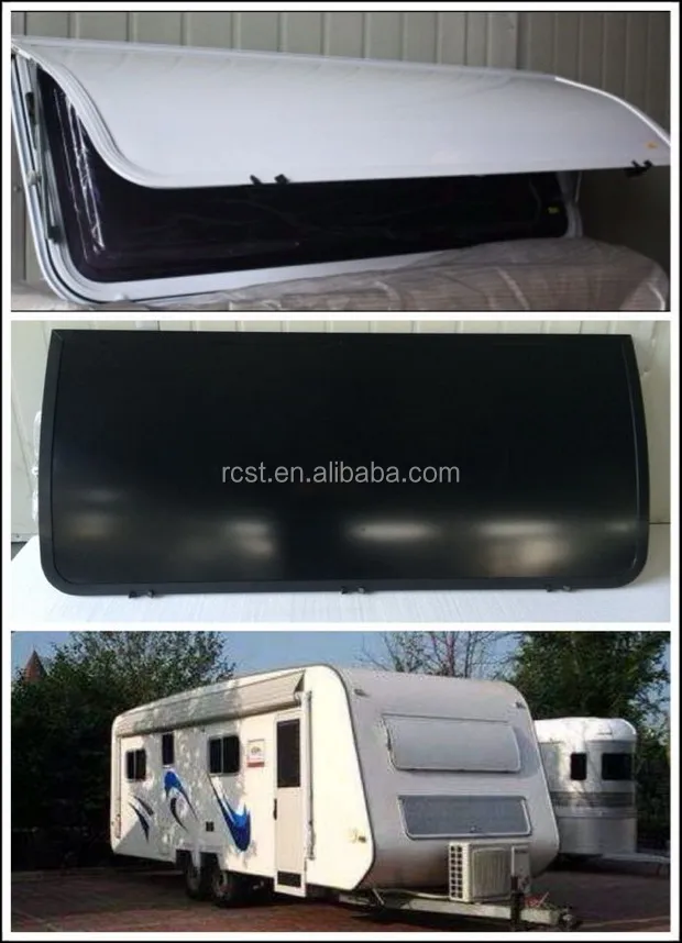 Caravan front window protection guard, View RV stone guard, Rongcheng