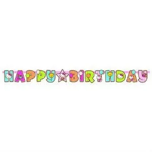 birthday party hello kitty happy birthday banner