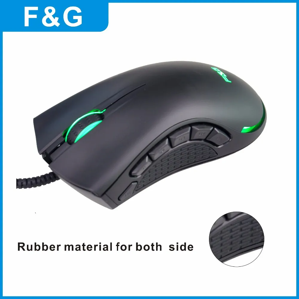 2017 New Design Side Button Customizable Gaming Mouse With Pmw3310 Or ...