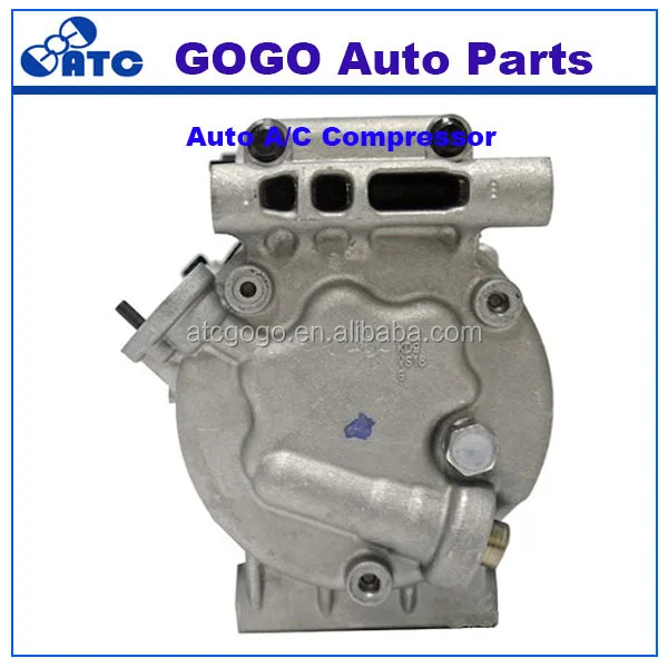 ECCPP AC Compressor For Hyundai Accent & Kia Rio 1.6L 2012-2017 - With Clutch, PAG 46 Oil