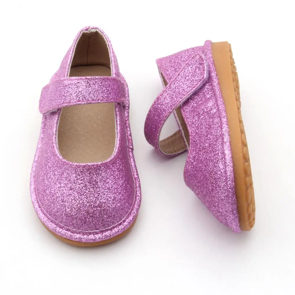 Beibeinoya Purple Glitter Baby Girl Dress Shoes Summer Kids Girls Cute