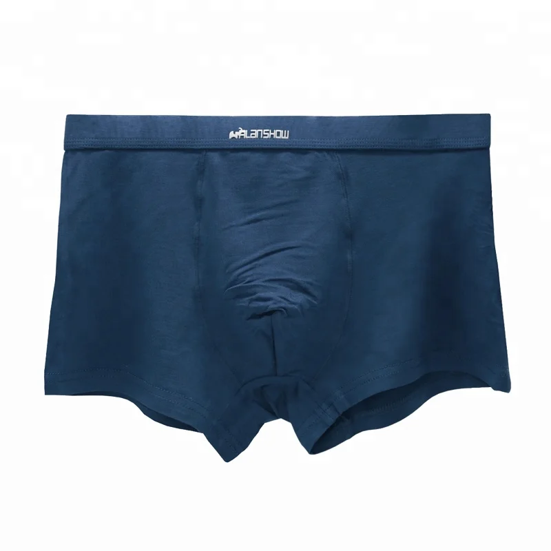 High Quality Solid Design Men Boxer Underwear Teens Underpants - Buy ...