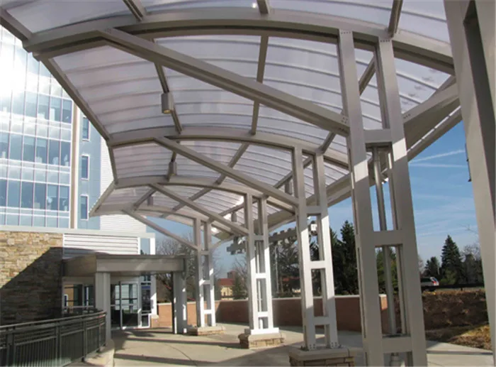 Long Span Galvanized Steel Roof Truss Design For Car Parking Canopy ...