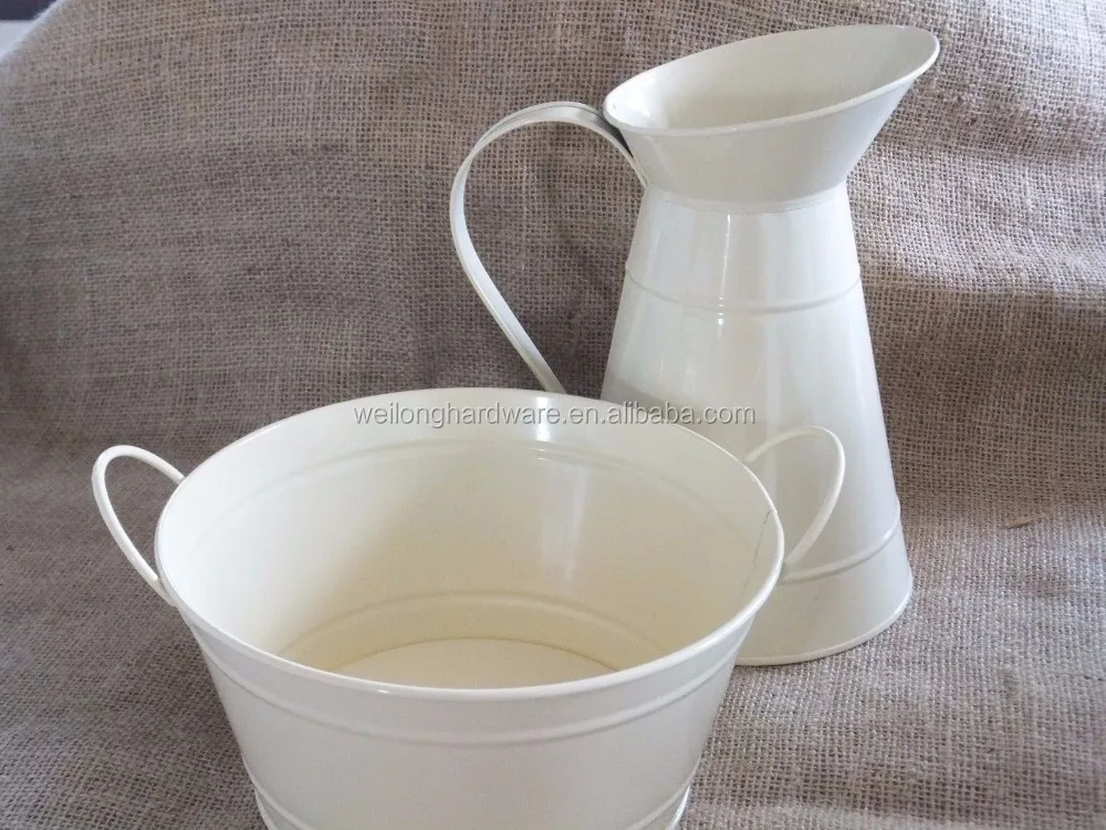 Home Ware Or Garden Metal Flower Water Jug Buy Antique Metal Water