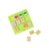 Wooden Ookee Customized Classic Memory Trainer Game Montessori with 12 Removable Vegetable Blocks Foreign Kids Games