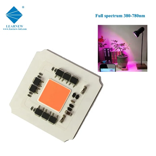 100w led full spectrum driverless cob led with IR spectrum UV spectrum for ED Grow Lights