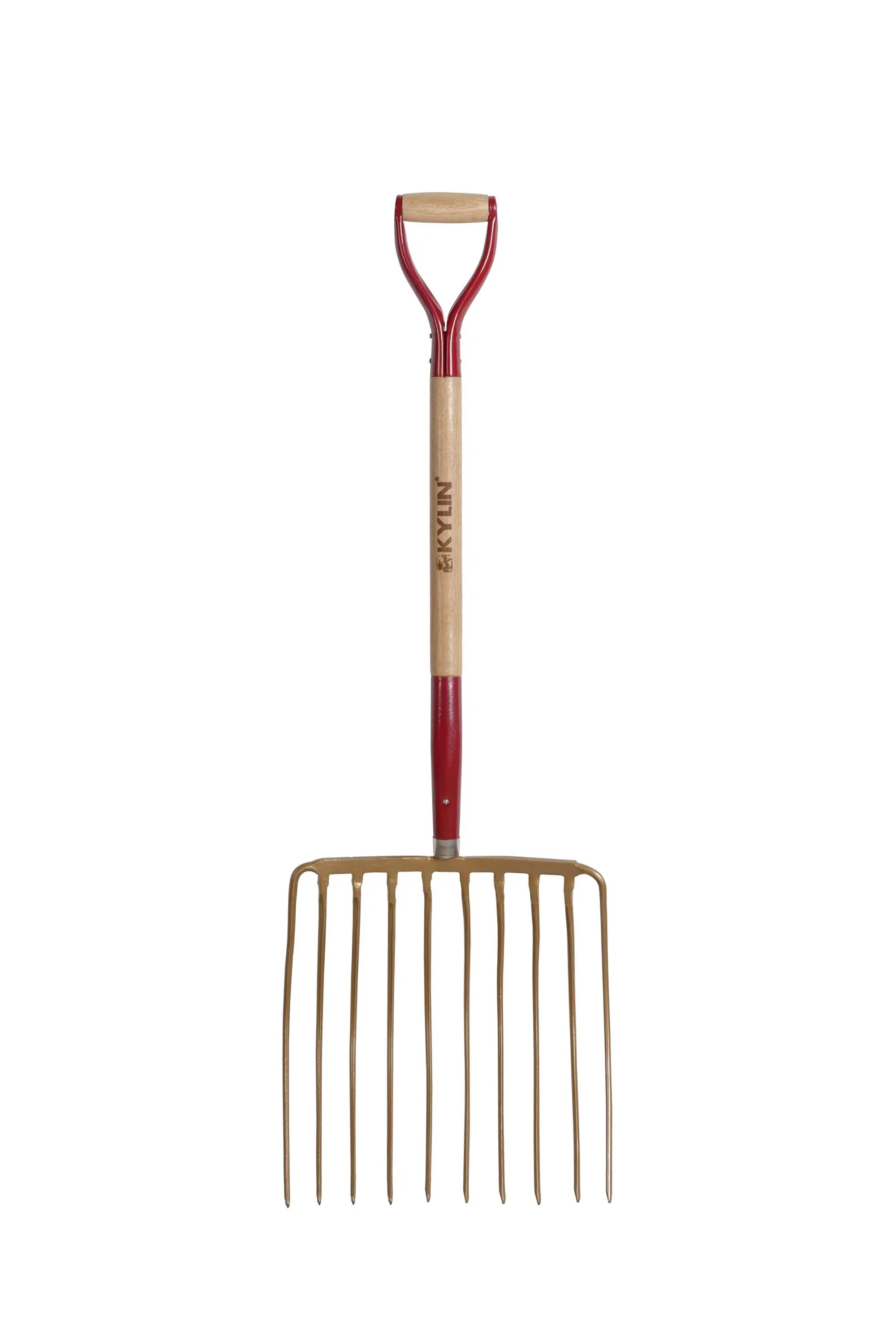 Best Selling Garden Farm Tools Fiberglass Pitchfork With Wooden Handle