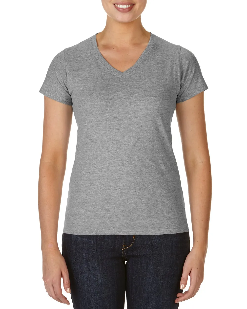 fashion-v-neck-cotton-blank-sublimation-plain-women-s-t-shirt-for-printing-logo-buy-v-neck