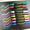 New eraser reversible tips dry erase chalk marker refillable