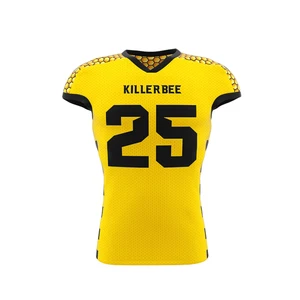 yellow american football jersey